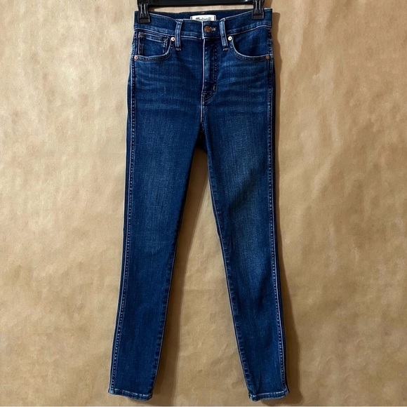 Madewell Denim - Madewell 10" High-Rise Skinny Jeans Cordell Wash Heatrich Denim Edition Size 24
